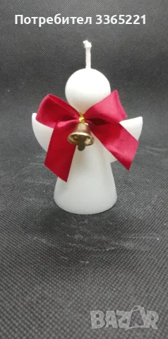 Коледен ангел свещ