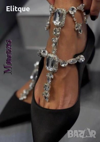 летни обувки с камъни , снимка 4 - Дамски ежедневни обувки - 53579173