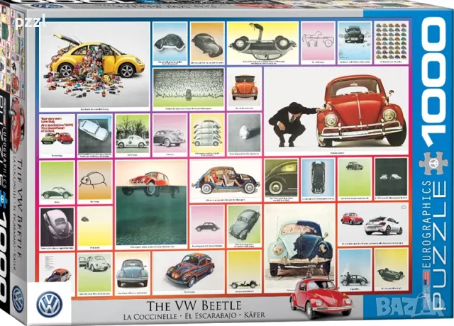 Пъзел "The VW Beetle" Eurographcs 1000 части, снимка 1