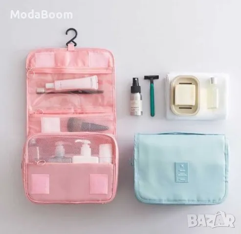 Многофункционален органайзер за тоалетни принадлежности със закачалка 