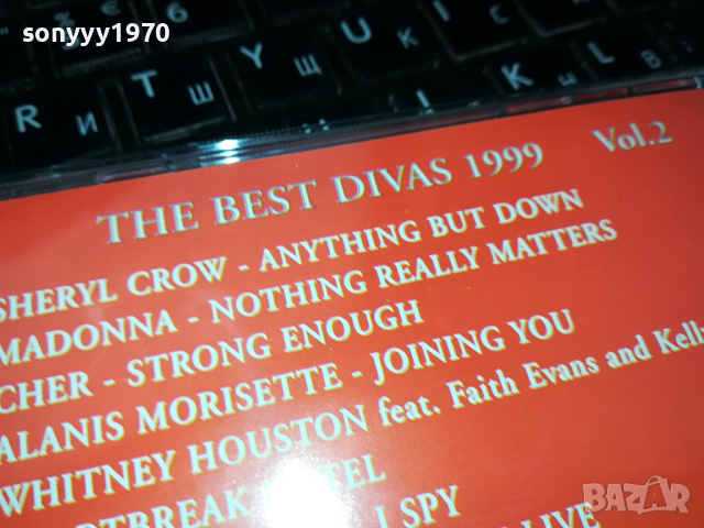 THE BEST DIVAS 1999 VOL.2 CD 0603241634, снимка 10 - CD дискове - 44637834