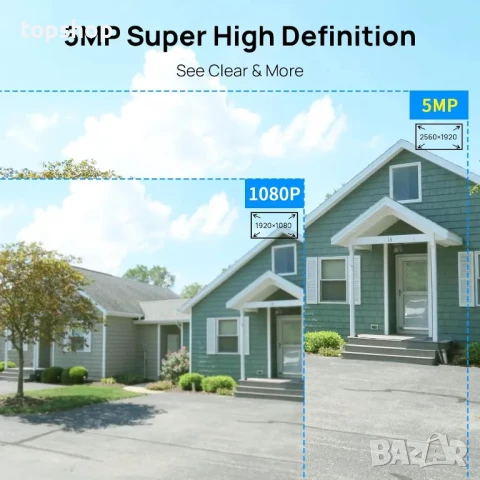 ЧИСТО НОВА с 3TB HDD Hiseeu 5MP 8-канална PoE CCTV СОТ система с 10'' LCD монитор, 4бр. камери..., снимка 9 - Комплекти за видеонаблюдение - 50552507