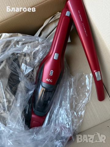 Вертикална прахосмукачка AEG CX7-2 в 1, безжична и безторбена прахосмукачка, с накрайник за животинс