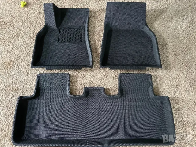 Tesla model Y 3D текстурирани трислойни всезонни стелки за салона , снимка 9 - Аксесоари и консумативи - 49332337