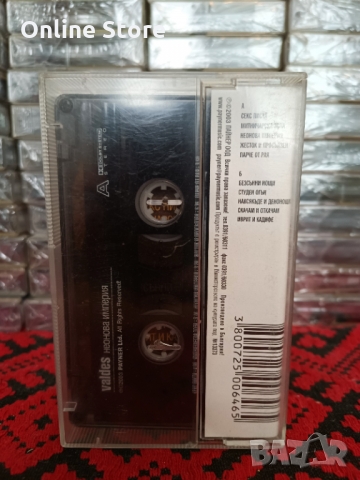 Валентин Валдес - Неонова империя, снимка 2 - Аудио касети - 36107288