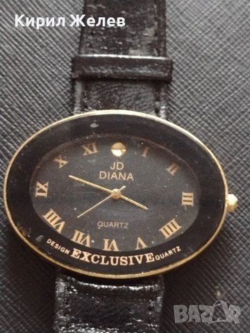 JD DIANA QUARTZ МНОГО КРАСИВ СТИЛЕН ДИЗАЙН ДАМСКИ ЧАСОВНИК С КОЖЕНА КАИШКА 33286