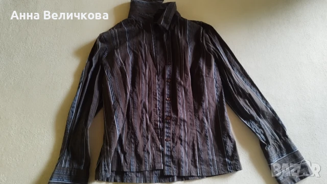 Продавам дамски ризи къс и дълъг ръкав по 7 лв, снимка 8 - Тениски - 51407441