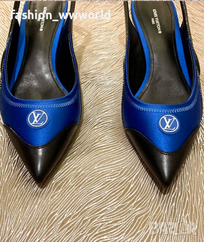 Дамски официални на токче LOUIS VUITTON - реплика, снимка 8 - Дамски елегантни обувки - 36135534