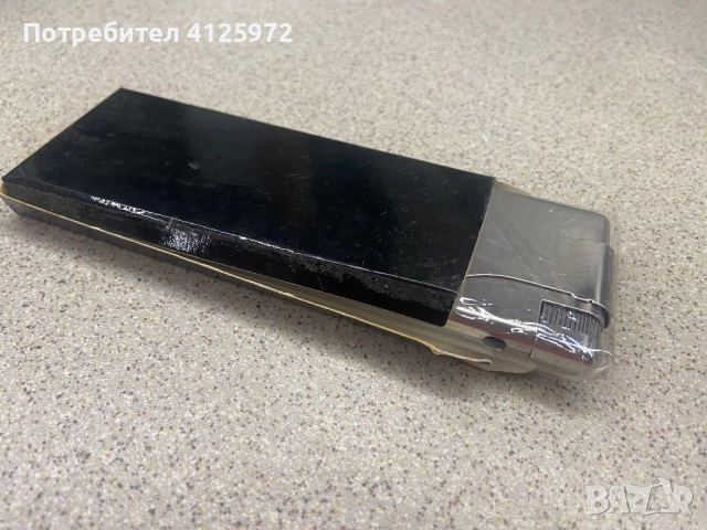 Метална неизползвана запалка с табакера, снимка 3 - Други - 52860129