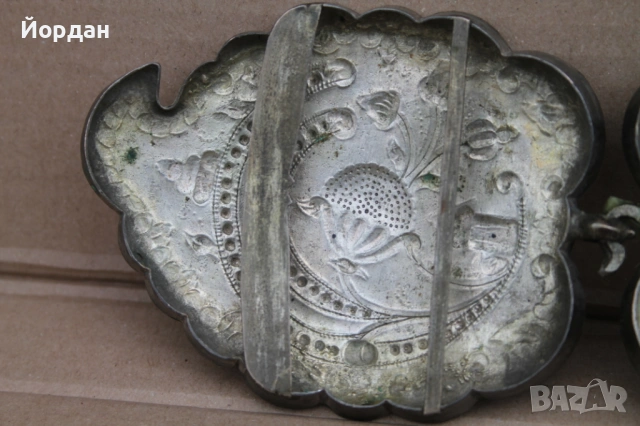 Сребърна възрожденска пафта, снимка 10 - Антикварни и старинни предмети - 53862888