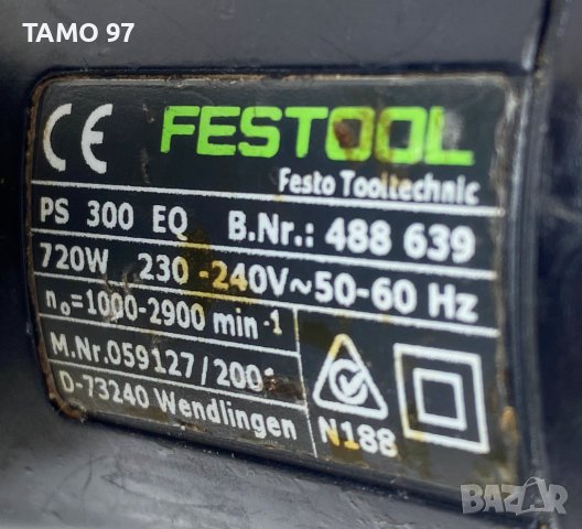 Festool PS300EQ-Plus - Прободен трион 720W, снимка 4 - Други инструменти - 39802800