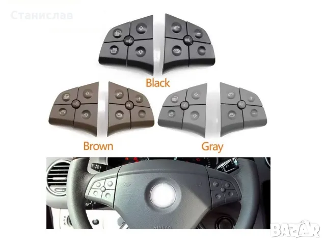 Mercedes GL W164 Pre-Face Капачета за волан , снимка 4 - Части - 50249924