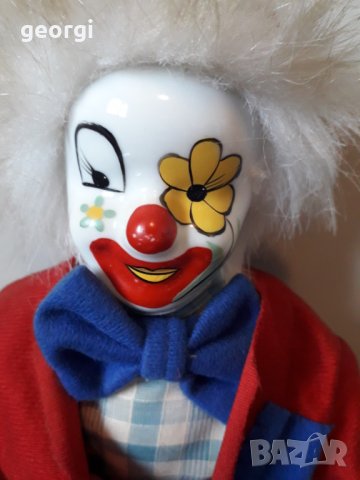 Порцеланова кукла клоун, снимка 2 - Колекции - 34019394