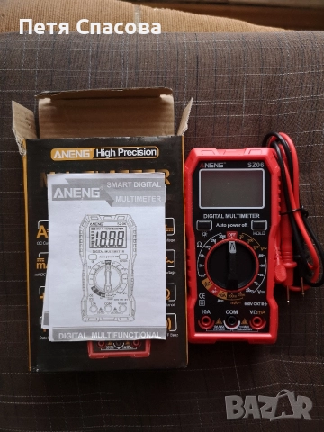 Мултиметър / Мултицет ANENG SZ06, снимка 11 - Друга електроника - 52776850