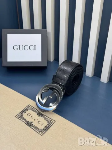 колани от естествена кожа в кутия gucci 3см, снимка 9 - Колани - 50406877