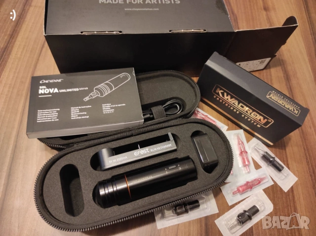 Tattoo Machine CHEYENNE - Cheyenne - Sol Nova Unlimited 3.5/4.0 mm, снимка 2 - Друго оборудване - 53830566