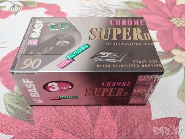 Нови аудио касети BASF Super Chrome II
