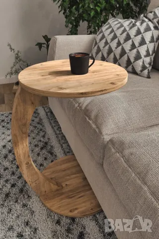 Масичка за кафе с колелца / Помощна масичка за диван , снимка 5 - Маси - 49486560