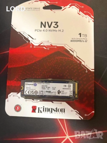SSD 1TB Kingston NV3 NVME 6000/4000MB