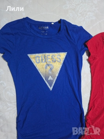 Тениски Guess 2 броя размер S, снимка 8 - Тениски - 55711529
