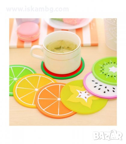 СВЕЖИ СИЛИКОНОВИ ПОДЛОЖКИ ЗА ЧАШИ ПЛОДЧЕТА - код 2128, снимка 4 - Аксесоари за кухня - 33949146