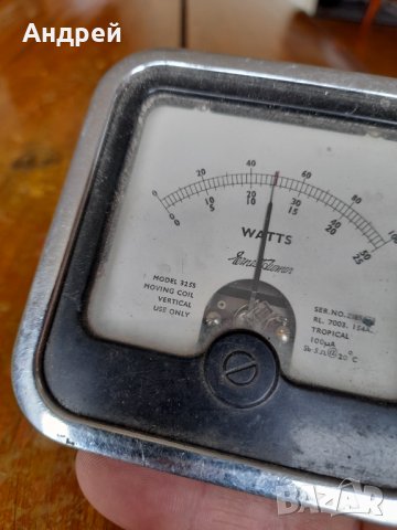 Стар Ватметър, снимка 3 - Антикварни и старинни предмети - 41967365