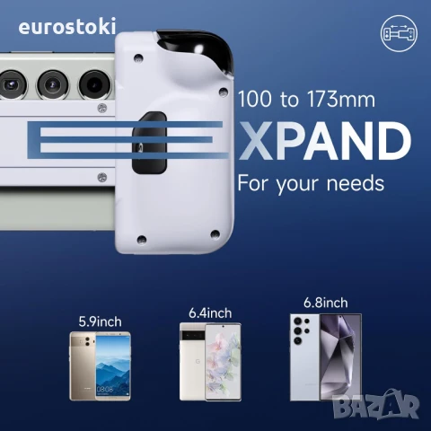 Мобилен геймърски контролер EasySMX M05 за Android и iPhone серия 15 (USB-C), геймърски контролер , снимка 6 - Аксесоари - 51379603