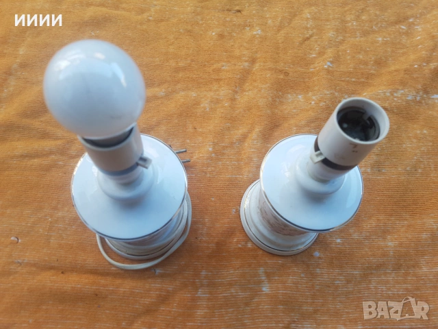 Нощна порцеланова лампа 2 бр