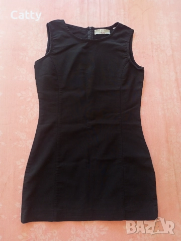 Черна рокля , снимка 4 - Рокли - 48540270