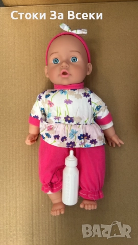 Реалистично говорещо бебе с аксесоар шише, снимка 11 - Кукли - 51847104