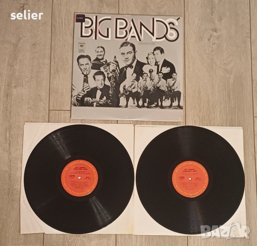 Big Bands' Greatest Hits Двойна плоча-GATEFOLD Издание 🇺🇸 USA 1970г Стил:JAZZ ,BIG BAND Плочата е 