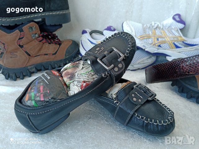 КАТО НОВИ дамски мокасини PESARO® SHOES,100% висококачествена естествена кожа,38-39, снимка 12 - Дамски ежедневни обувки - 44199272