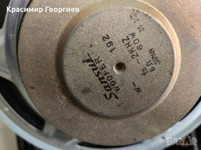 Бас говорител на sansui 16" инча, снимка 4 - Тонколони - 40480514