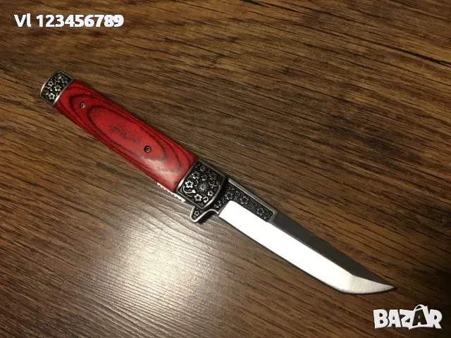 Нож,сгъваем, 105х230 полуавтоматичен, снимка 2 - Ножове - 52257603