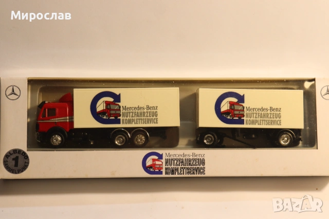 ALBEDO H0 1/87 MERCEDES BENZ ВЛЕКАЧ КАМИОН МОДЕЛ КОЛИЧКА