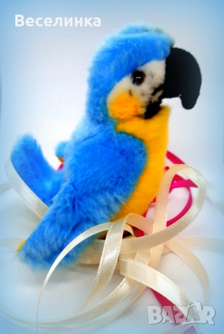 Плюшено папагалче, снимка 2 - Плюшени играчки - 53036730
