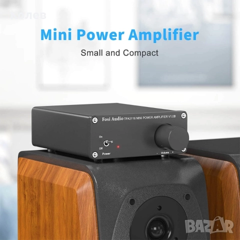 Усилвател Fosi audio v1.0B, снимка 3 - Ресийвъри, усилватели, смесителни пултове - 52929077