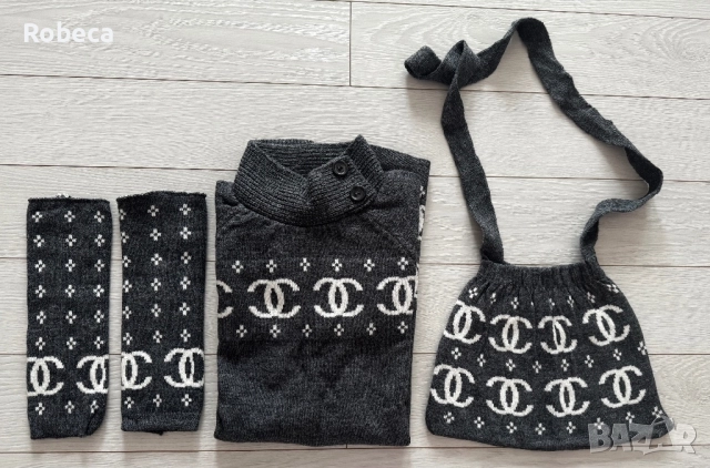 Дамска блуза с ръкавели и чантичка, снимка 4 - Блузи с дълъг ръкав и пуловери - 52349137