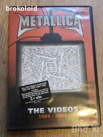Metallica Cunning Stunts + the Videos 1989 - 2004 концерти и клипове DVD, снимка 3 - DVD дискове - 53316544