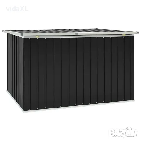 vidaXL Градински сандък за съхранение, антрацит, 171x99x93 см