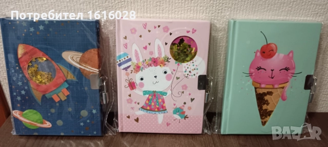 Детски тефтер с катинарче с ключета с 56 линирани листа., снимка 6 - Ученически пособия, канцеларски материали - 51885432