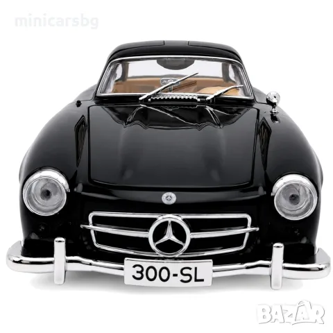 Метални колички: Mercedes-Benz 300 SL Gullwing 1:24 с пушек, светлини и зву