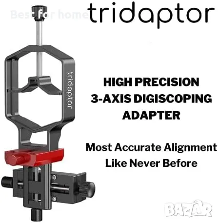 Държач за свързване на смартфон към телескоп ,микроскоп ,бинокъл, снимка 5 - Селфи стикове, аксесоари - 50005559