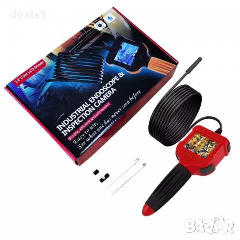 Професионален HD Бороскоп Ендоскоп с 2,4 инчов LCD екран USB Водоустойчив 3M, снимка 3 - Друга електроника - 36231225