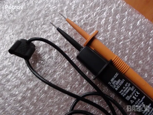 WEIDMÜLLER VT - ЧИСТО НОВ Profi Тестер, Уред за мерене на напрежение 12 - 690 V AC/DC и поляритет !!, снимка 2 - Клещи - 48159786
