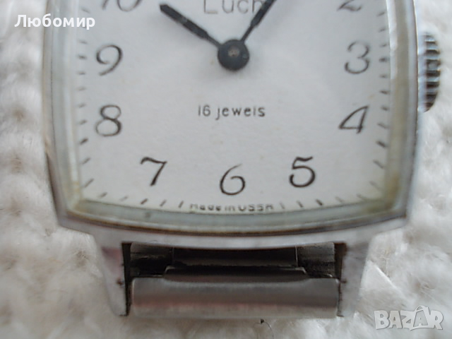 Стар часовник Luch 16 jewels USSR, снимка 4 - Колекции - 36209016