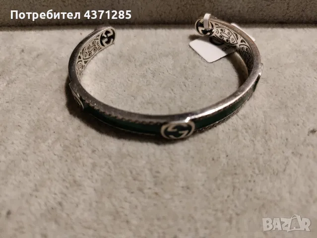 гривна stainless steel с Gucci мотиви, снимка 12 - Гривни - 48923277