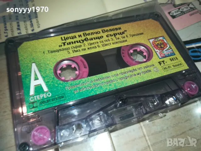 ЦЕЦА И ВЕЛЧО ВЕЛЕВИ-КАСЕТА 0811241905, снимка 16 - Аудио касети - 47895925
