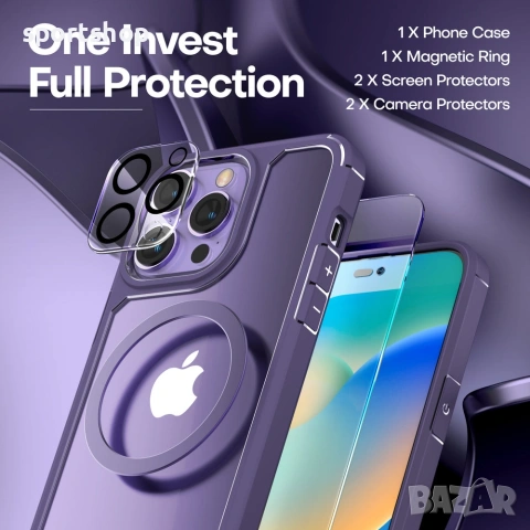 Iphone 14 Pro Max Full protection Case 5в1, снимка 4 - Калъфи, кейсове - 53711116