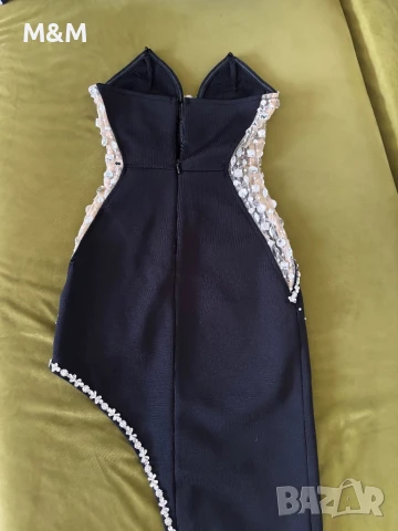 Рокля с камъни , снимка 6 - Рокли - 50643736